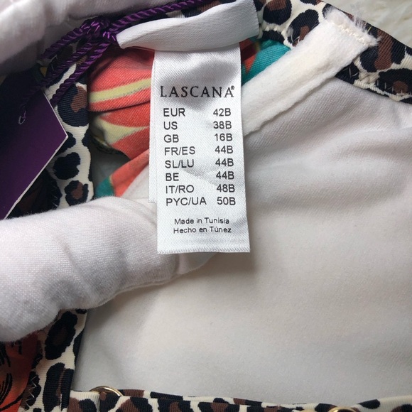 LASCANA Tropical Floral Bikini Top - Picture 13 of 16